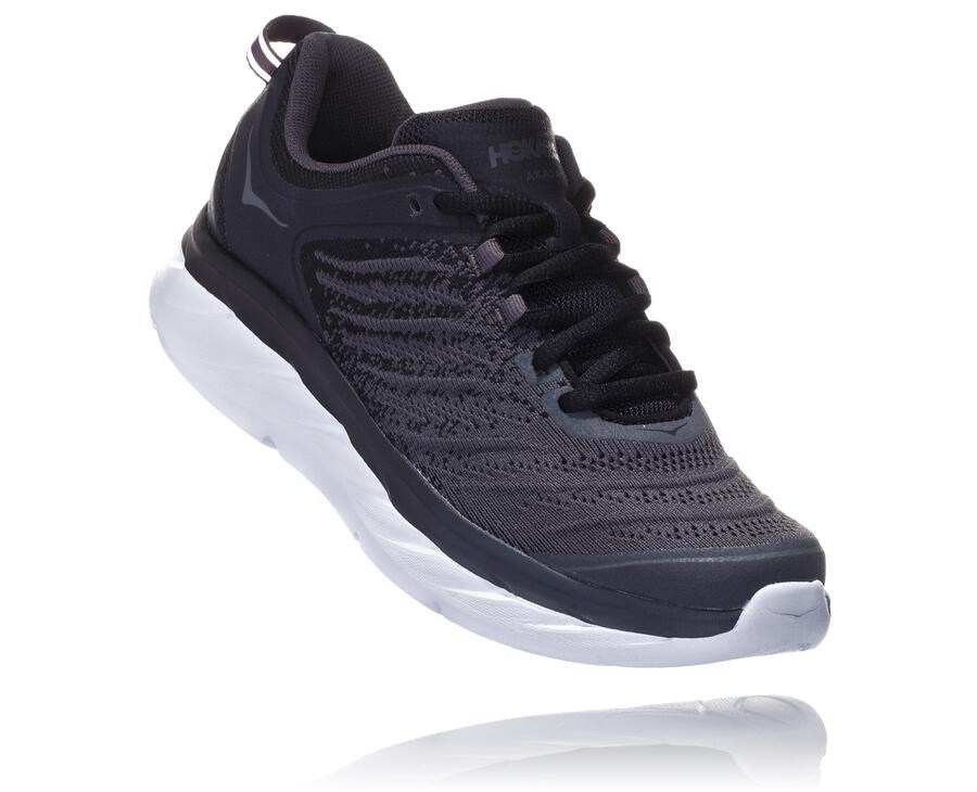 Hoka One One Tenisky Panske Čierne/Biele - Akasa - 73201-LDKP